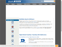 Tablet Screenshot of dakstats.daktronics.com