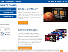 Tablet Screenshot of buy.daktronics.com